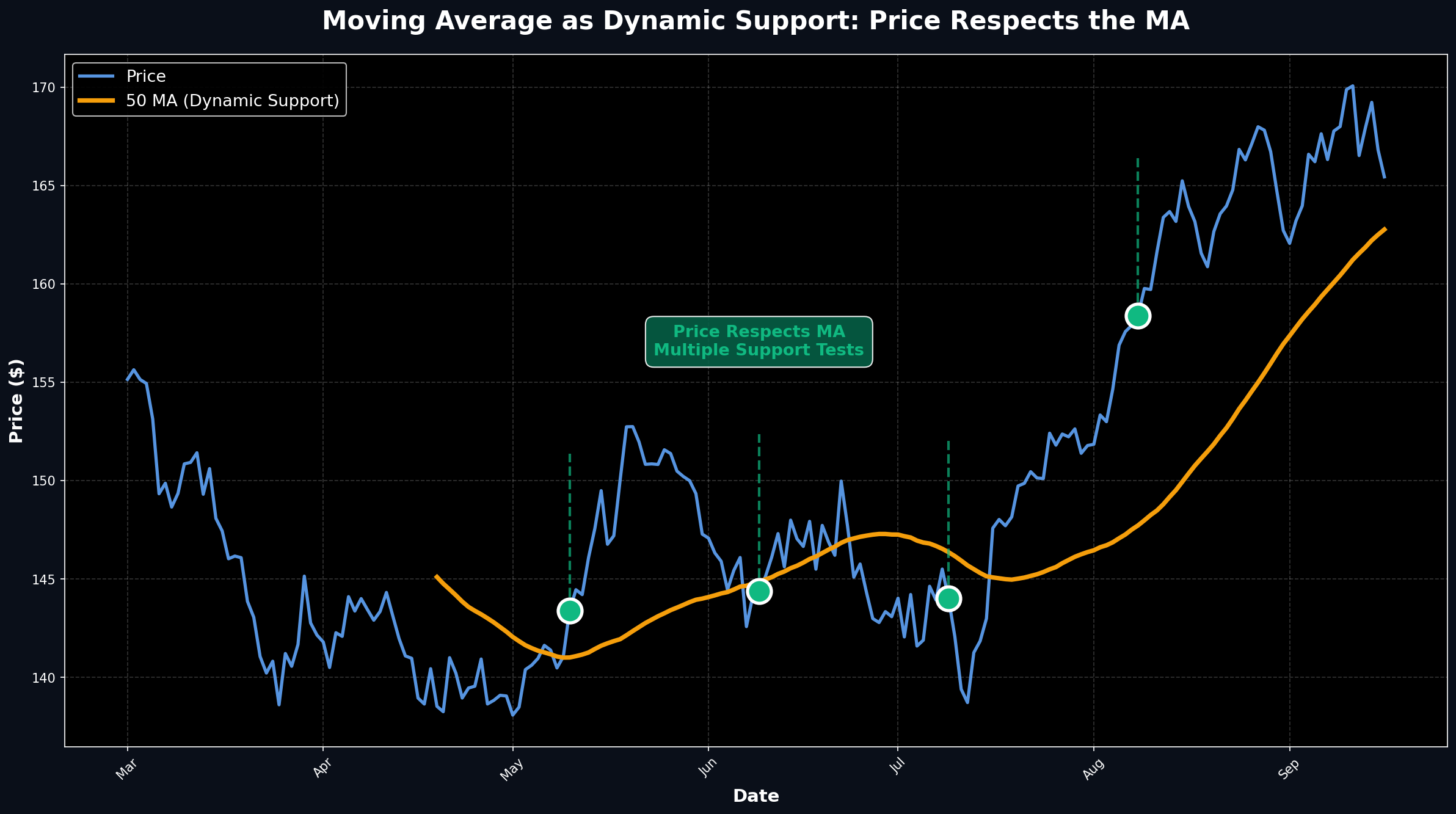 MA as Dynamic Support